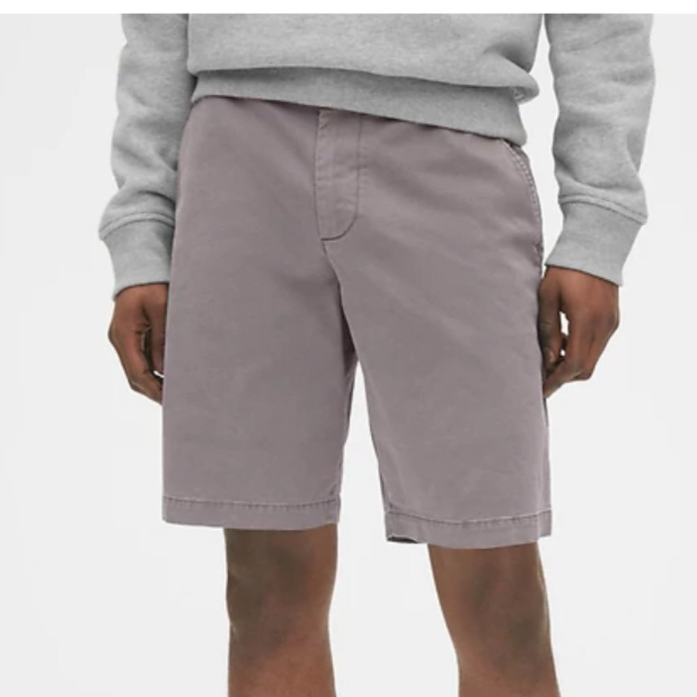 SOLID!! GAP MENS KHAKIS DRESS SHORTS - Picture 2 of 6